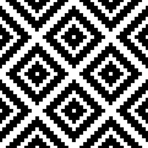 Aztec Diamond Geometric Pattern Art Print By Modern Home X Small