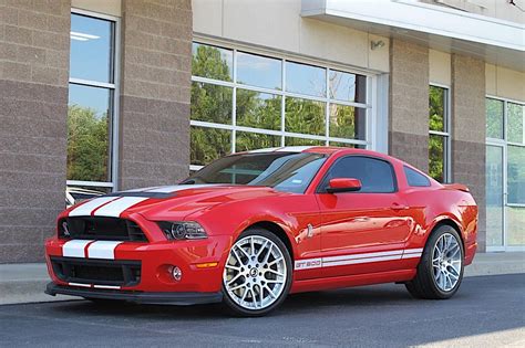 Shelby Mustang Gt500 S197 Red Forgiato Maglia Ecl Wheel Front