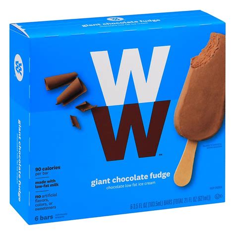 Weight Watchers Giant Chocolate Fudge Ice Cream Bars Shop Ice Cream