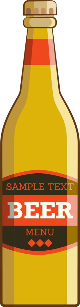 Beer Bottle Png Graphic Clipart Design 19906461 Png