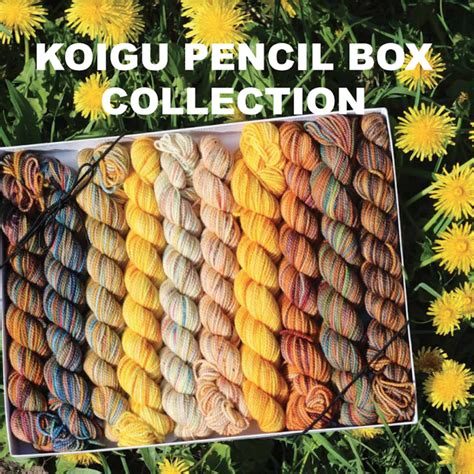 Koigu Pencil Box Collection Print Koigu Canada Studio