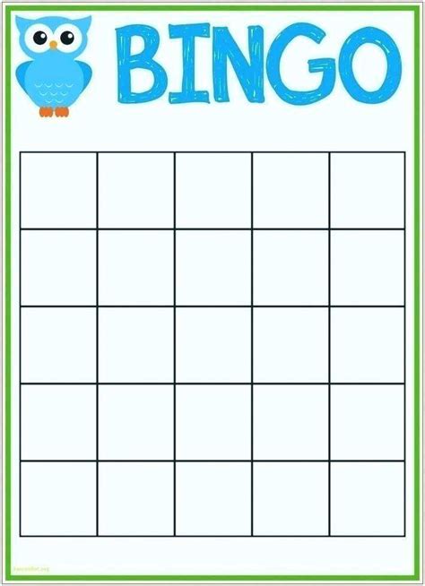 65 Best Bingo Card Template 5x5 Excel For Free For Bingo Card Template