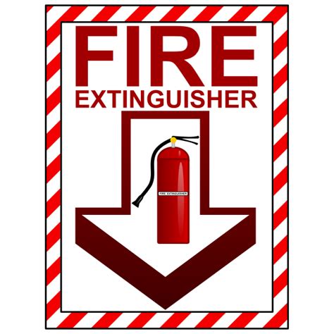 Fire Extinguisher Sign Free Svg