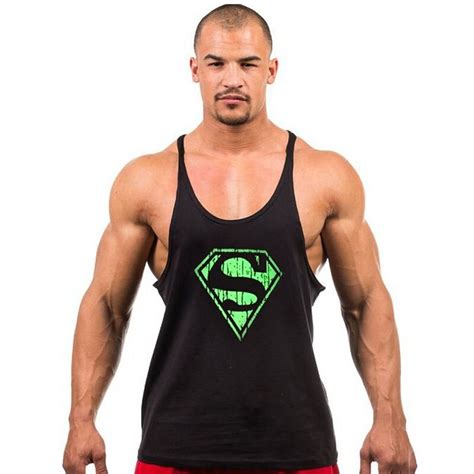 Bodybuilding Gym Tank Top Men Stringer Fitness Golds Gym Supermen