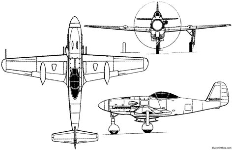 Messerschmitt Me 262 Blueprints