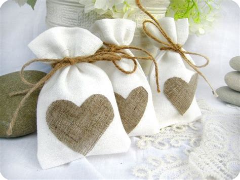 Wedding Favor Bags Set Of 70 White Rustic Linen Wedding Favor Bag