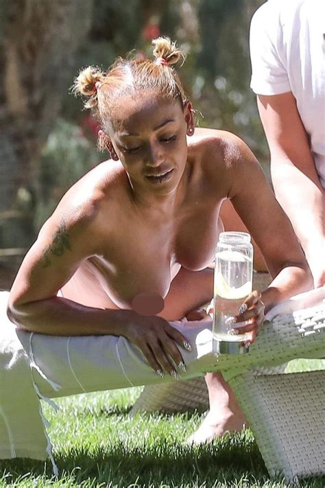 Mel B Sunbathes Topless As She Laps Up The Sunshine On The Last Day Of