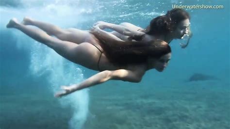 Nude Women Underwater Scene