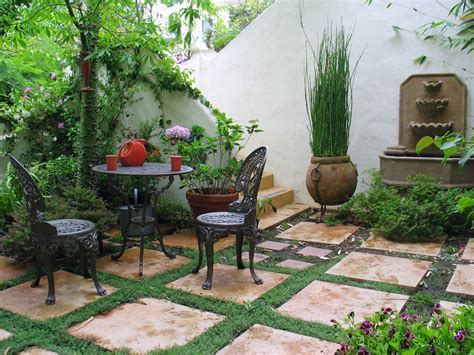 Traditional Spanish Interior Courtyard Courtyard Gardens Design