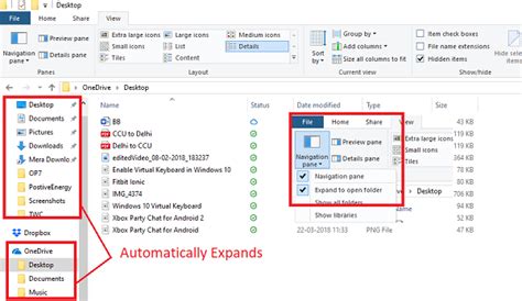Make Explorer Navigation Pane Expand To Open Folder In Windows 1110