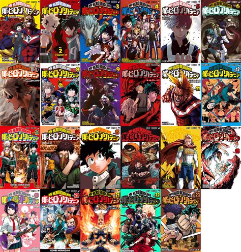 My Hero Academia Covers Compilation Volumes 1 23 Rbokunoheroacademia