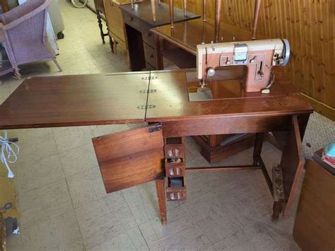 Vintage Kenmore Sewing Machine In Cabinet Isabell Auction