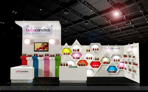 Clever Product Shelving And Good Use Of Color Exhibition Booth 2014 By
