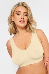 Plus Size Nude Seamless Non Padded Non Wired Bralette Yours Clothing