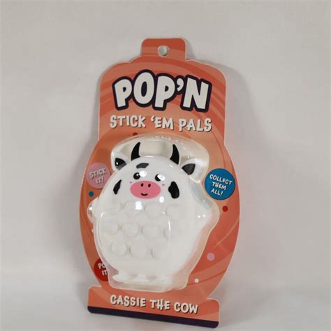 pop n stick ‘em pals hoppy cassie the cow new collection ebay