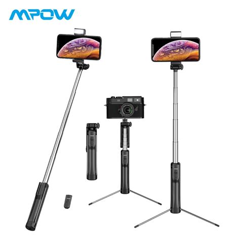 Mpow New Selfie Stick Tripod Extendable Wireless Bluetooth Selfie Stick