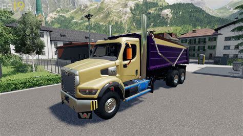 Weastern Star 49x Dump Truck V 1002 Fs19 Mods Farming Simulator