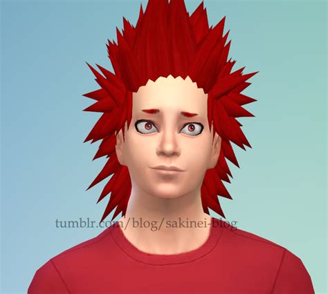 My Hero Academia In The Sims — Sakinei Blog Your Kirishima Hair Is