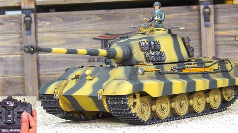 Unboxing Rc Scale Model Rtr Tank King Tiger “tiger Ii H” Torro Ir Pro