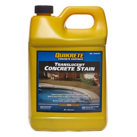 Quikrete 721502 Translucent Concrete Stain Cola 1 Gal At Sutherlands