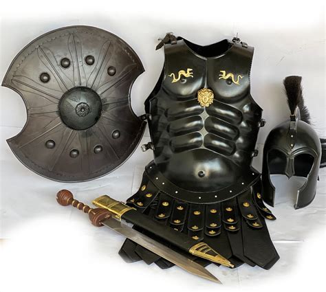 Troy Achilles Armour Helmet Medieval Knight Crusader Spartan Etsy Uk