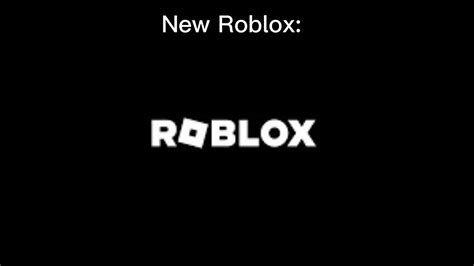 New Roblox Logo Vs Old Roblox Logo Youtube