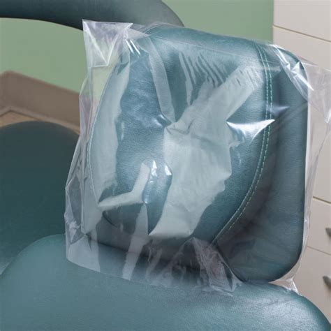 Plasdent 11 X 9 12 Headrest Covers Clear Plastic 250bx Pleated