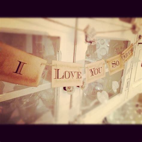 Items Similar To I Love You So Much Garland Valentines Day
