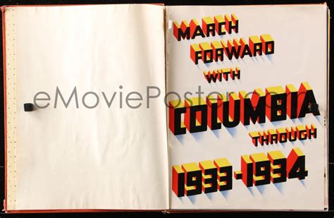 8z014 columbia pictures 1933 34 campaign book 1933 frank capra filled with wonderful art
