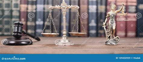 Lady Justice Scales Of Justice And Judge Gavel Stock Image Image