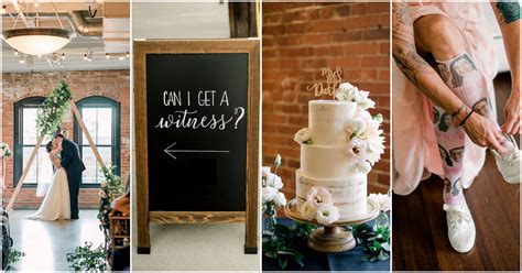 Romantic Mid Century Modern Wedding With Industrial Touches