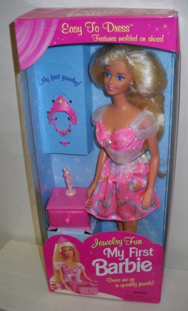 Vintage 1982 My First Barbie Doll Easy To Dress Pink Outfit Mattel