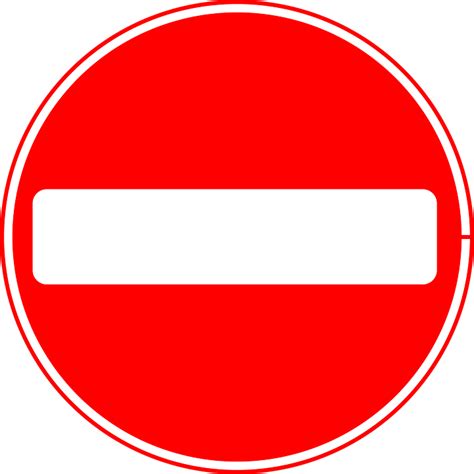 Free Vector Graphic Sign Do Not Enter Wrong Way Free