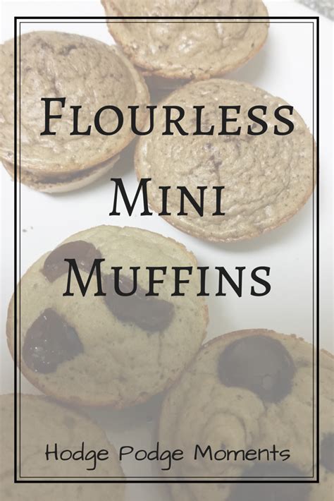 Flourless Mini Muffins Hodge Podge Moments