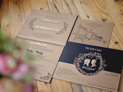 Desain Undangan Wedding Card Mewah Project3drfgd