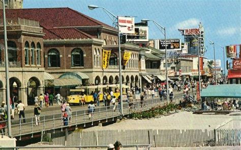 Atlantic City Boardwalk 1960s Atlantic City City Postcard Atlantic