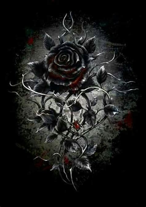 Pin By ᶰᵃᶰᶜʸ ᵍᵒᶰᶻᵃˡᵉᶻ On ᴅᴀʀᴋ ᴘɪᴄ ᴜʀᴇꜱ Rose Art Gothic Artwork
