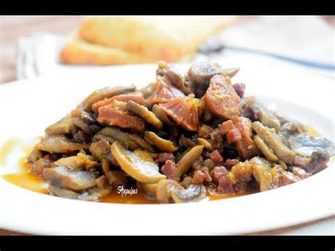 Elabora en casa recetas tradicionales de la cocina murciana. Receta casera de los Champiñones a la Murciana ...