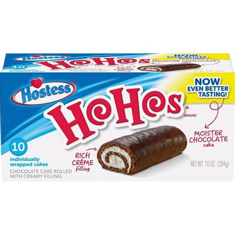 Hostess Ho Hos Creamy Filling 6 X 284g 4499