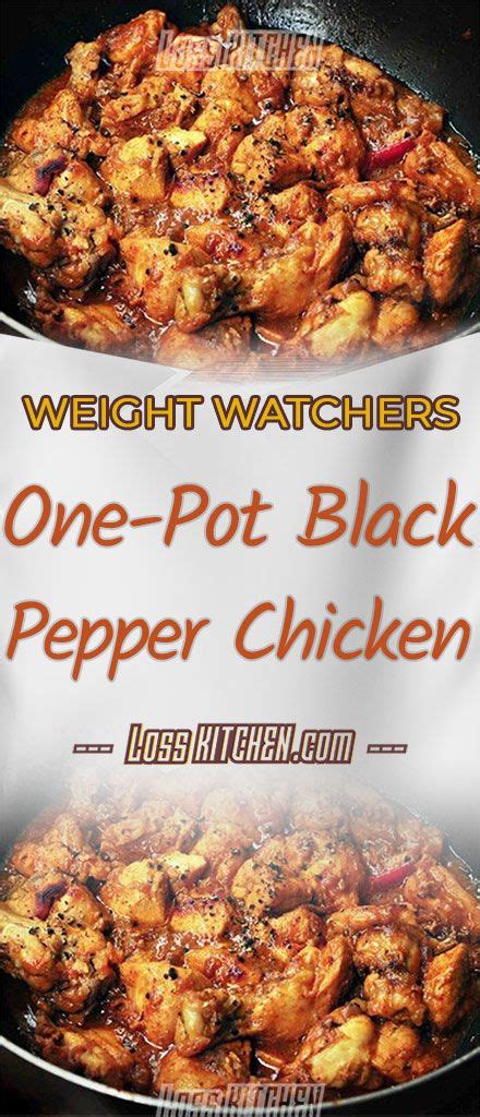 ½ teaspoon ground black pepper, divided. One-Pot Black Pepper Chicken || Loss KITCHEN We love easy ...