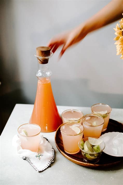 Lemonade, pink lemonade, vodka, summer, cocktails . Easy Pitcher Palomas in 2020 | Brunch drinks, Refreshing ...