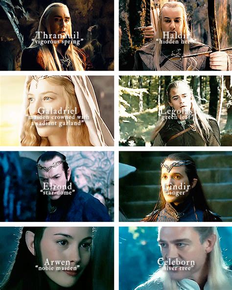 Lord Of The Rings Female Elves Names