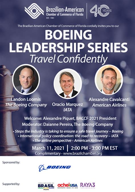 Baccf 2021 Boeing Leadership Series Travel Confidently Mar 11 2021 Brazilian American