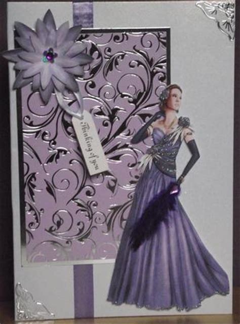 Check out a few of the perks of subscribing to club g45 and g45 card club. Art Deco Lady Rose (lilac) Decoupage Sheet - Photo by ...