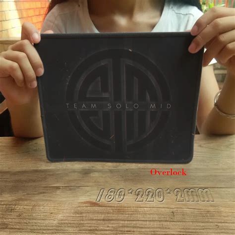 Tsm Logo Big Stitched Edge Mouse Pad Notebook Computer Laptop Mousepad