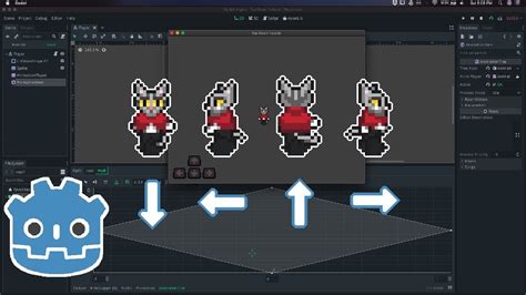 How To Move And Animate A 2d Sprite Using Animationtree In Godot Youtube