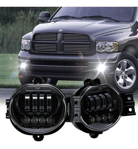 Par Faros Niebla Luz Led Y Drl Dodge Ram 1500 2500 3500 Mercado Libre