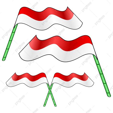 Bendera Indonésia Png Vector Download Grátis Png Bendera Merah Putih