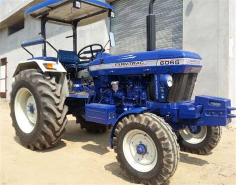 Blue Escorts Farmtrac 6065 Executive Tractor Nilesh Traders Id