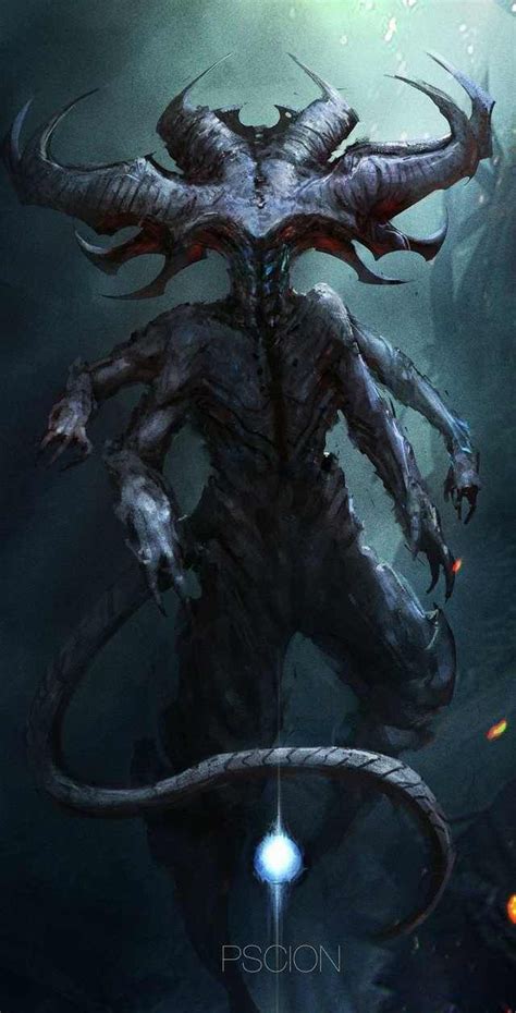 Weird Fantastical Creatures Monster Concept Art Dark Creatures Creature Concept Art